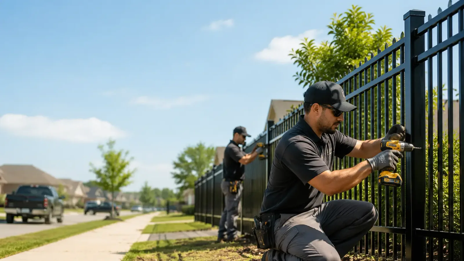 Metal Fence Installation in Baden, PA